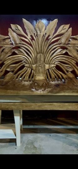 From Mexico Hand Carved Bed Rest