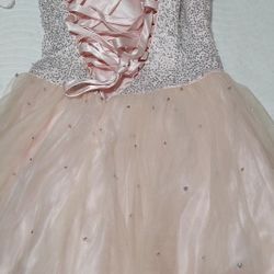 Baby Pink Annylee Ballgown Dress Size 6 (Flexible On Price)