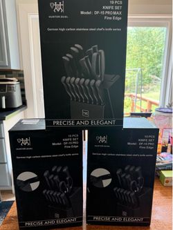 kitchen knife sets black brand new sets