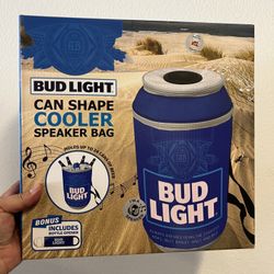 Bud Light Cooler Soeaker backpack 