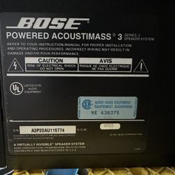 Bose Acousticmass 3