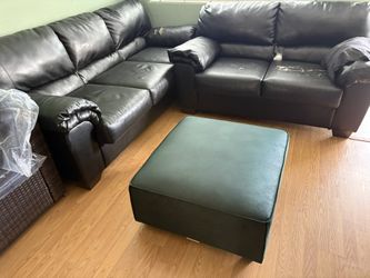 New Dark Green Ottoman Footrest