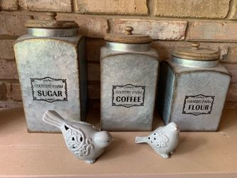 Three pieces canister set