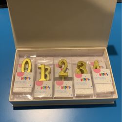Wish Birthday candles Set