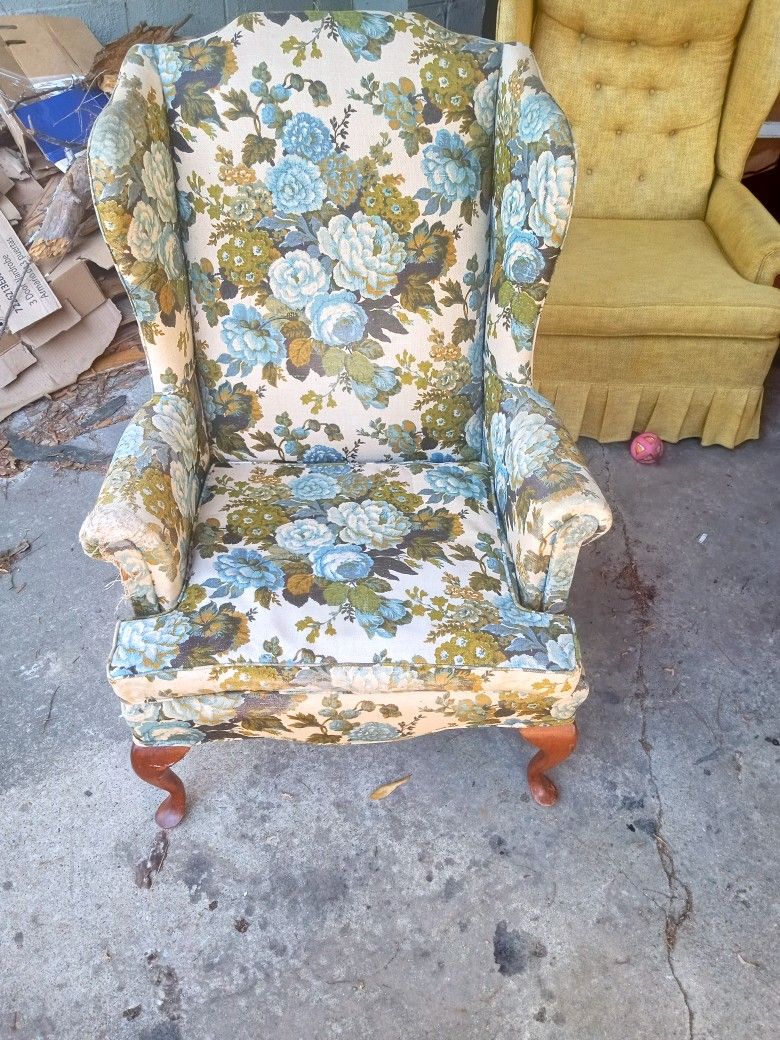 Vintage Sam Moore Queen Anne Style Chair