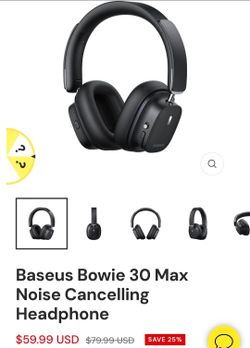 Baseus Bowie 30 Max Noise Cancelling Headphone