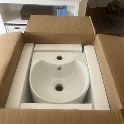 13” Pedestal Sink 