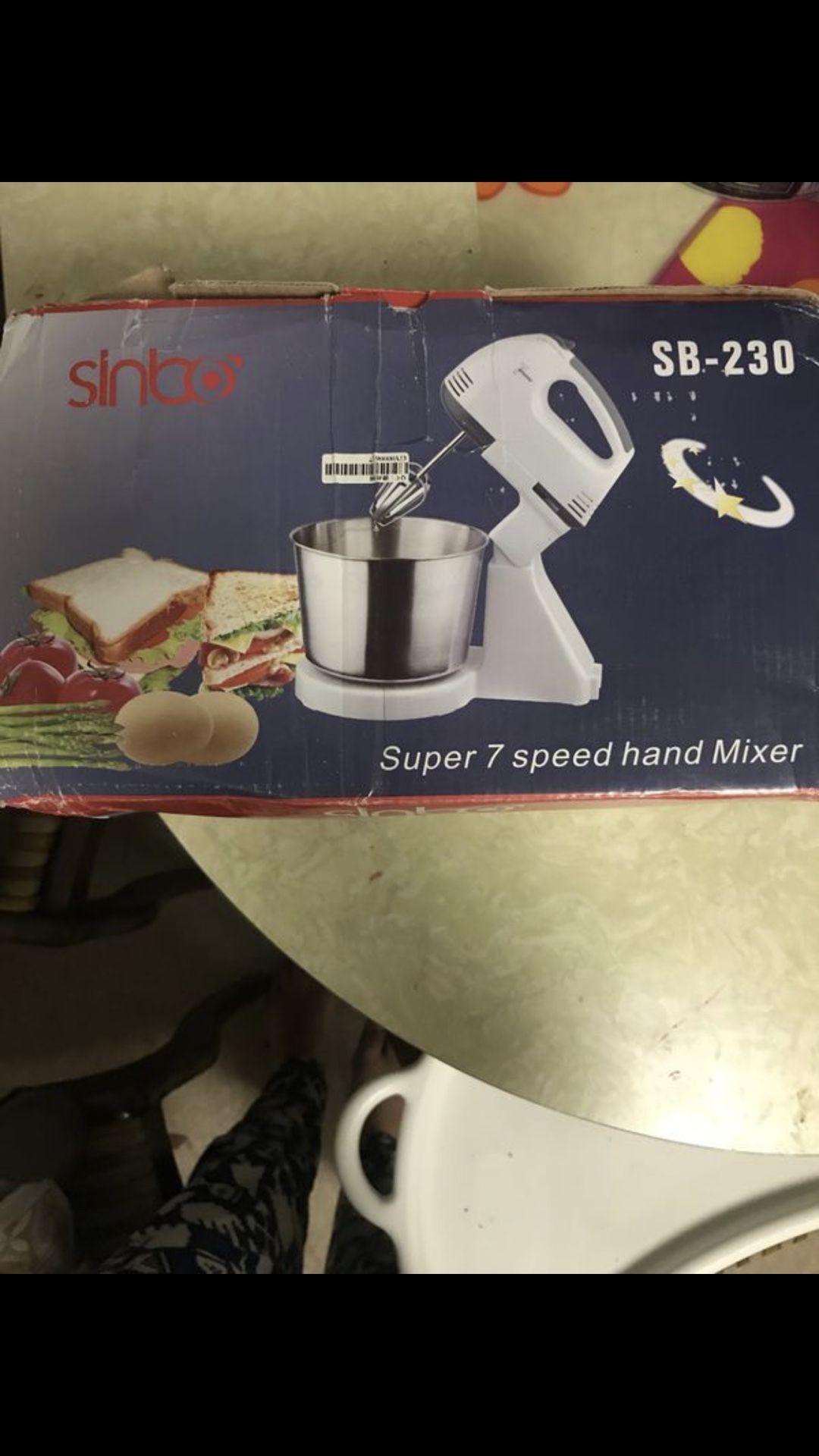 Super 7 speed hand mixer