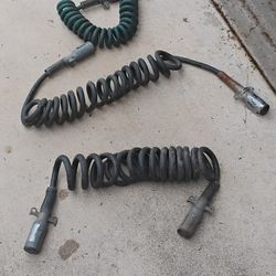 (3) TRUCK 7 WAY TRAILER ELECTRICAL CORDS