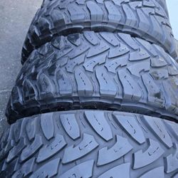 4 used tires Lt37x13.50r17 Toyo MT Open Country,  LR (E) $399.00