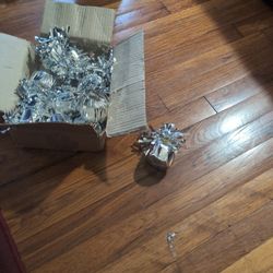Balloon Weights Silver Metallic 