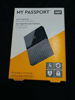 Portable Hardrive WD 4 TB