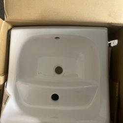 Kohler Kingston Wall-Mount Bathroom Sink 21” ADA in White 2007-0