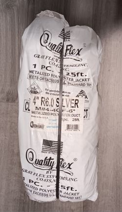 NEW SEALED 25 Ft Of 4in Flexible AC Air Conditioning Ductwork