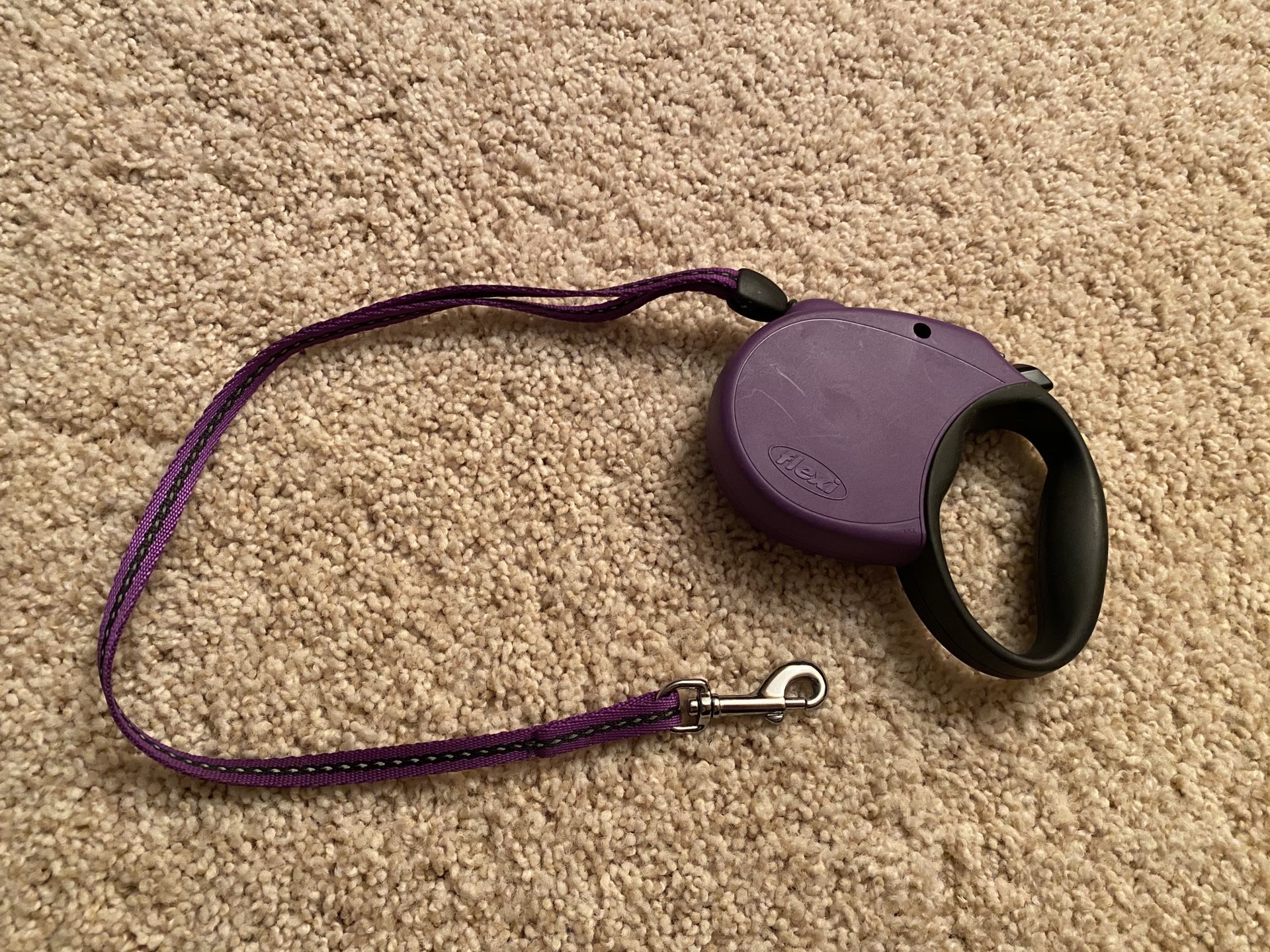 Flexi Small Dog Purple Retractable Dog Leash