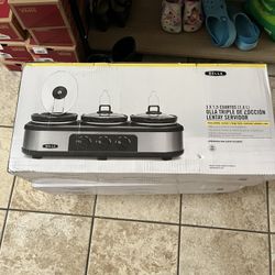 Bella Triple Slow Cooler Brand New