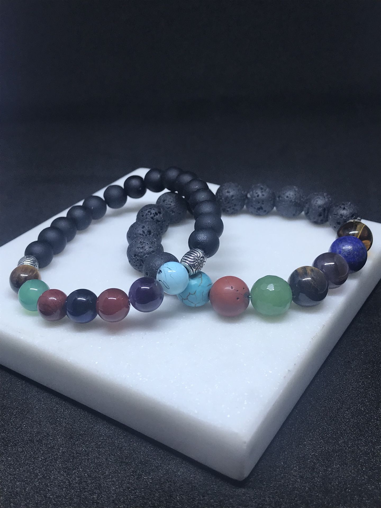 Set of two chakra Bracelets