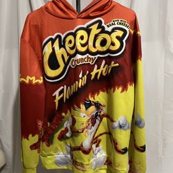 Cheetos Flamin' Hot Hoodie men’s Size M 