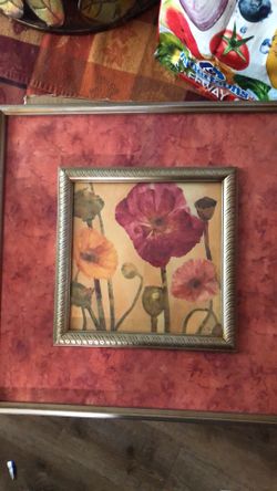 Framed Flower Art