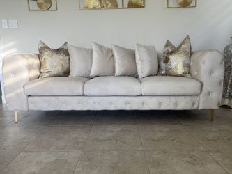 Three-Piece Sofa and Oversized Armchairs