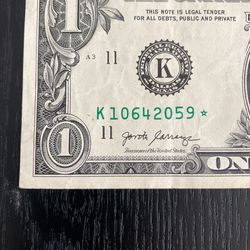 2017 Star Note - K Bank