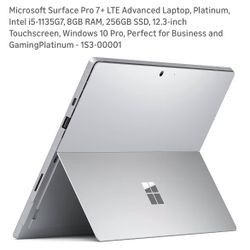 Microsoft Surface Pro 7+ LTE Advanced Laptop