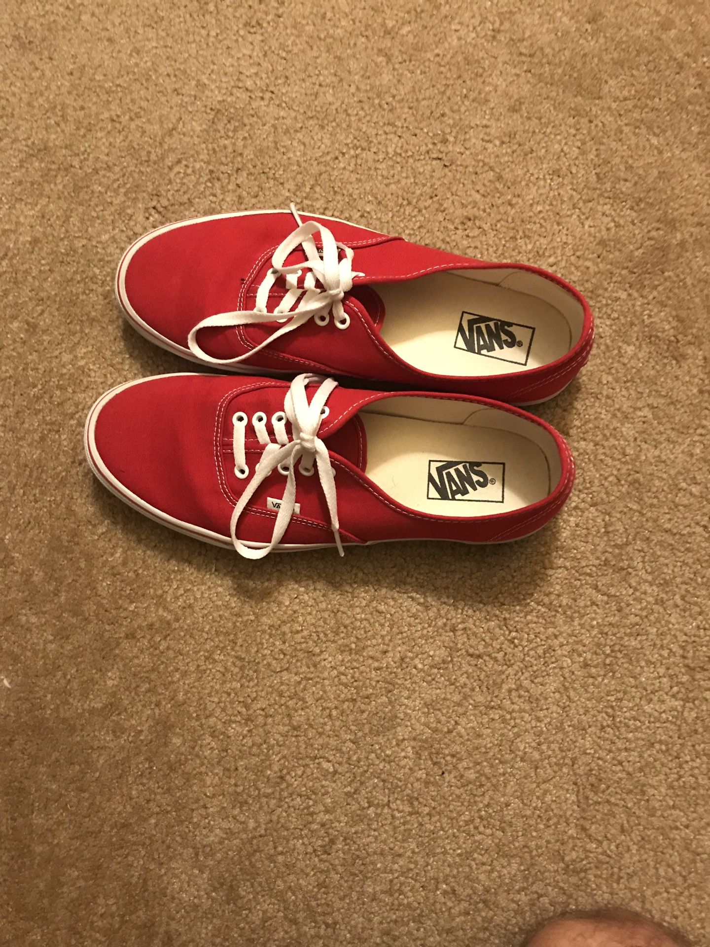 Red Vans Size 11.5 ($40)