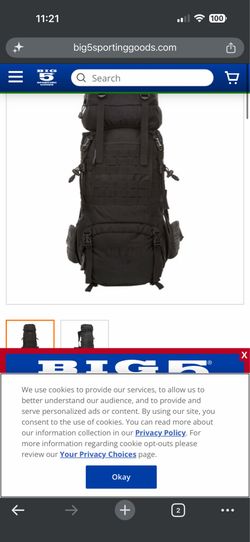 matterhorn camping backpack