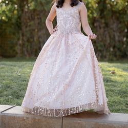 Kids Dress Size 10 Flower Girl Or mini Quinceñera Little Sister