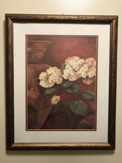 Tuscan summer . Framed and matted artwork