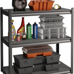 32" W Garage Shelving,900LBS Loads Adjustable Garage Storage Shelves, 3-Tier Metal Storage Racks and Shelving Units, Utility Rack Shelves (16" D x 32"