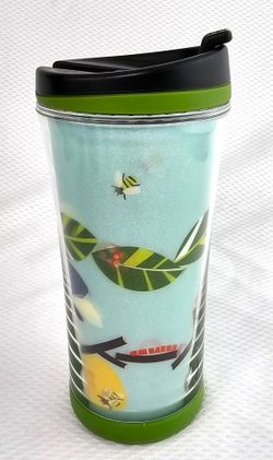 Vintage Starbucks Lenticular Butterflies Tumbler Travel
