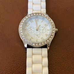 Diamond Silver Watch 