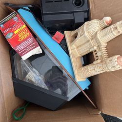 5 Gallon Aquarium octagon shape with accessories