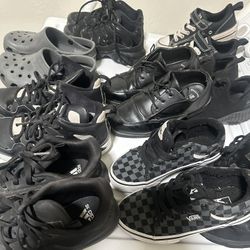Kids Shoes Bundle – Vans, Adidas, Crocs & (Multiple Pairs)