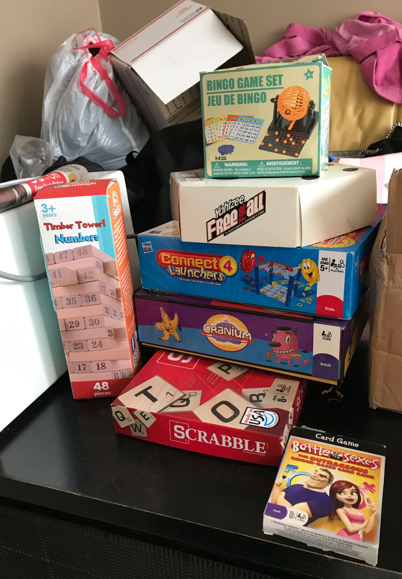 A lot of 7 board games