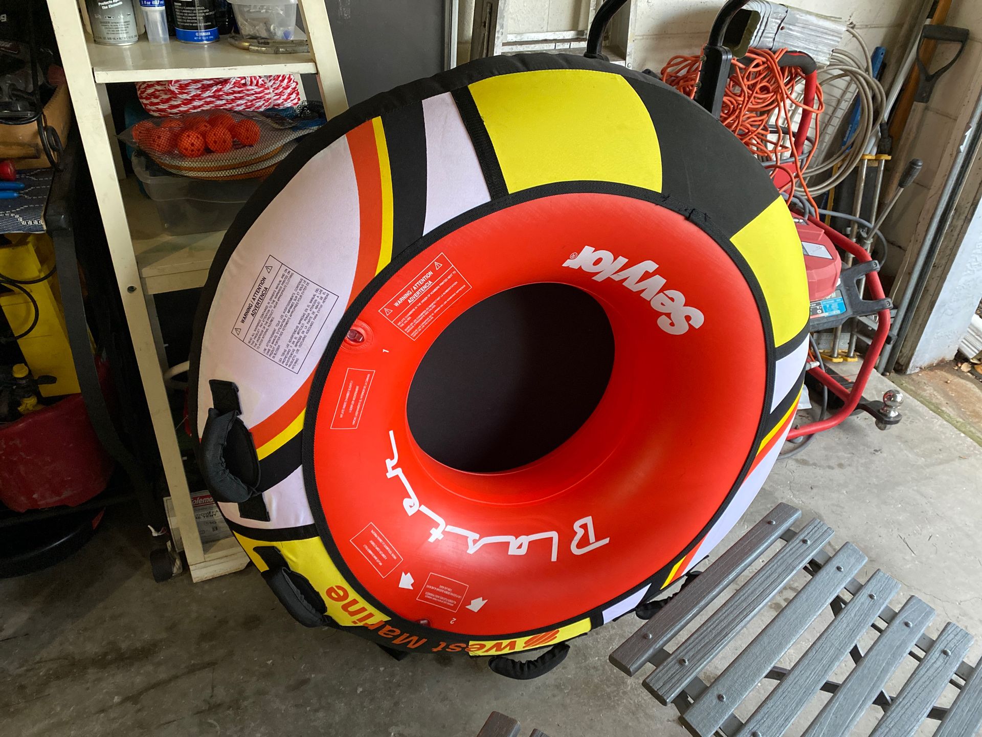 Tubing jet ski tube