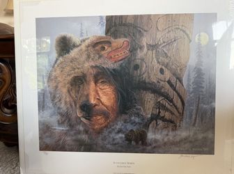Signed Jon Van Zyle “Intangible Spirits” Limited Edition Print – Denali Foundation