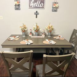 Dining Table With Bench And Chairs