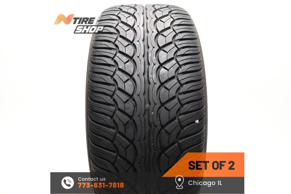 Set of 2 Used  9.5/32    295/45R20  114V  Yokohama  Parada Spec-X PA02