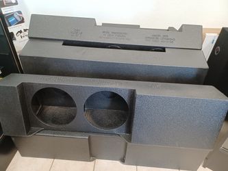 2019-up Crew Cab Chevy, Silverado,Silverado, Sierra Subwoofer Speaker Box New