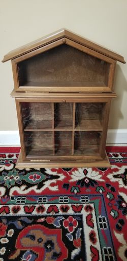 Handmade curio cabinet