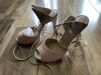 Miss Garcia Brand New Spanish Leather stilettos sandals