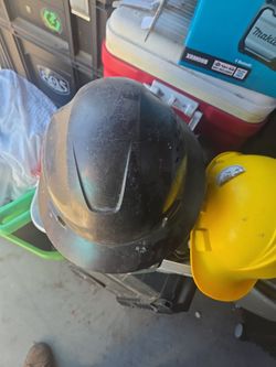 2 construction grade hard hats!
