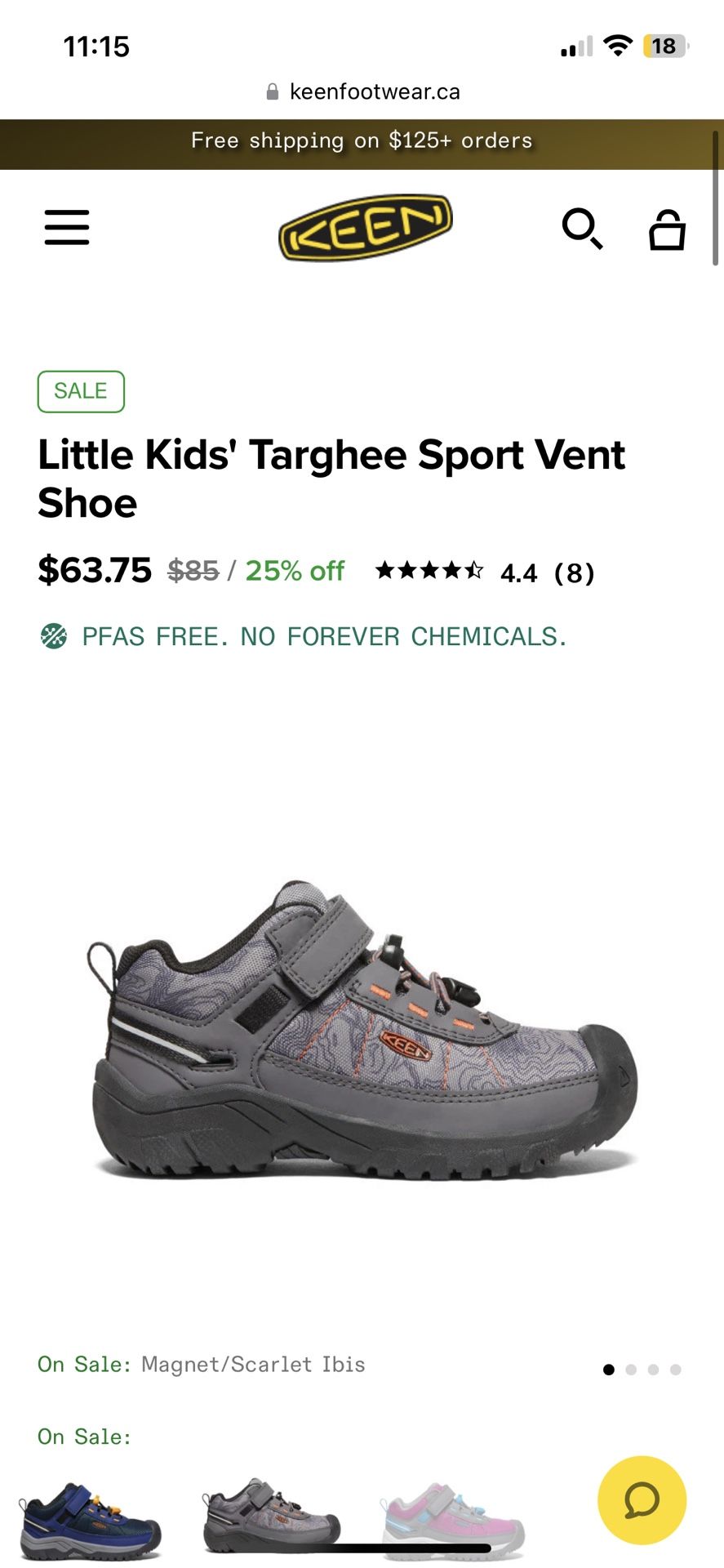 Keen Hiking Shoes 11