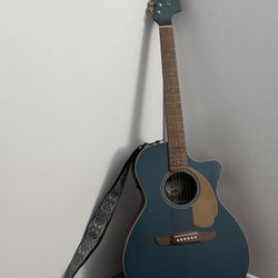 FENDER-Newporter Electric Acoustic Guitar Limited Edition Ocean Teal