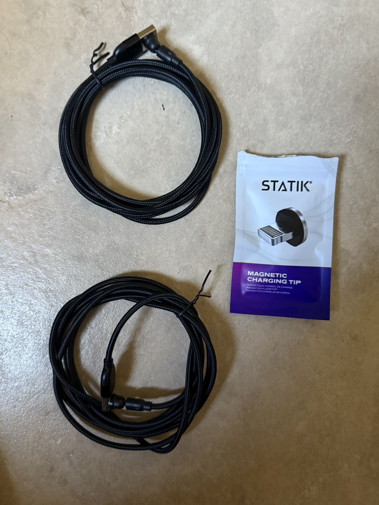 Statik Magnetic Charging Cable And Tips