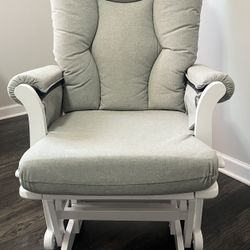 Glider Recliner and Ottoman 