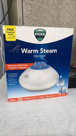 Warm steam vaporizer