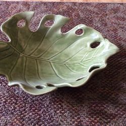 Large Green Leaf Bowl New 